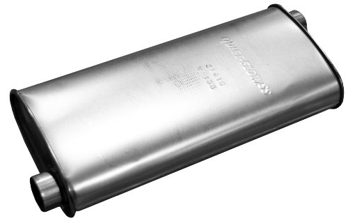 Image of Walker Quiet-Flow SS 21415 Direct Fit Exhaust Muffler 2.25 inch Inlet (ID) 2.25 inch Outlet (ID) for Buick Rendezvous