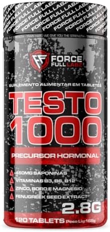Testo 1000 Vitamina B12 Saponinas 120 Tablets Force Full Labz