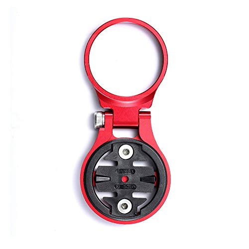 Neuocean - Adaptador ajustable para bicicleta para Garmin Computer Edge 25 130 200 500 510 520 800 810 820 1000 1030, color rojo