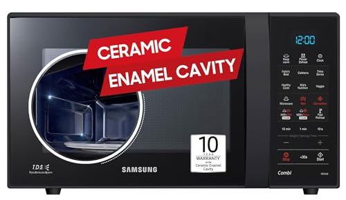 Samsung 21 L, Convection Microwave Oven (CE73JD-B1/XTL, Black, Various Cooking Modes, Pre heat, Eco...
