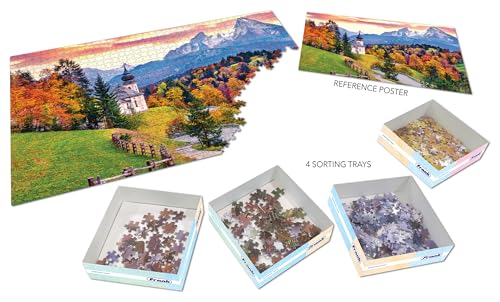 Frank Autumn Sunrise Jigsaw Puzzle for Adults | 1000 Piece Jigsaw Puzzles for Adults & Kids Above 15 Years | Fun & Challenging | Stress Relief Puzzle Games for Focus and Memory, Gifts for Teenagers