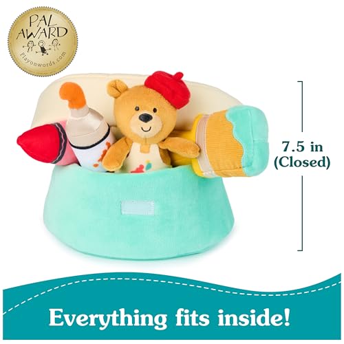 Image of GUND Baby My Little Artist 5-Piece Sensory Plush Toy Playset for Babies | Inspires Imaginative Play and Early Sensory Discovery, Interactive Play Boosts Motor Skills and Auditory /Tactile Development