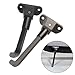 Electric Scooter Foot Support for MaxG30 and MaxG30LP — 10-Inch Metal Kickstand with Side Support Frame, Black Parking Stand for 10-Inch E-Scooters（A）