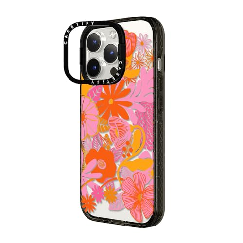 Coque avec anneau de support iPhone 15 Pro CASETiFY floral protection 2m
