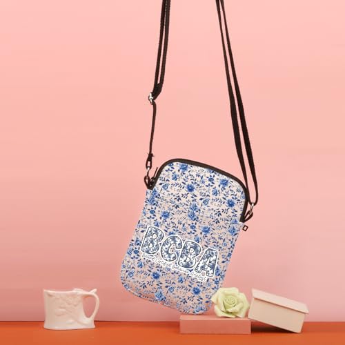 TSOTMO Floral Behavior Analyst Gift BCBA Board Certified Behavior Analyst Crossbody Bag RBT ABA Therapist Gift for Her4