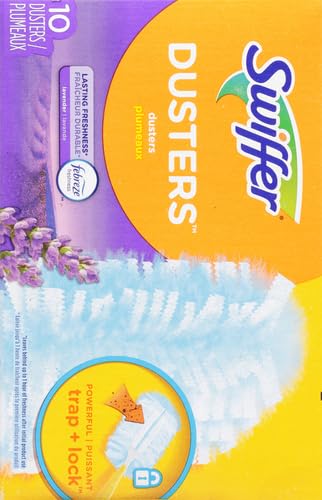 Image of Swiffer Dusters Multi-Surface Duster Refills, Lavender Scent, 10 Count (Pack of 4)