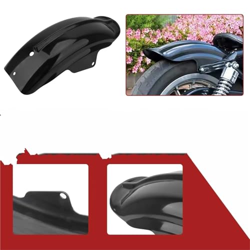 Guardabarros trasero universal corto ABS para reparar salpicaduras en Bobber 2