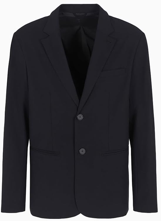 Armani Exchange Men's Ultra Stretch Twill Double Button Blazer Jacket