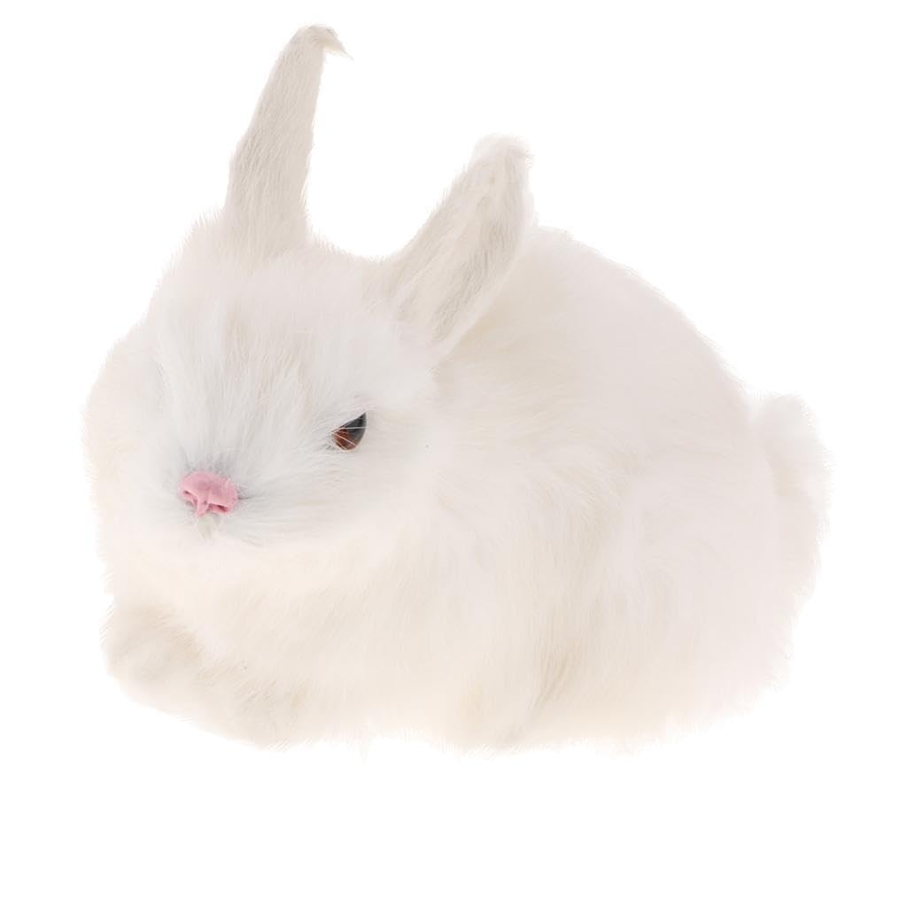 Zanthicia Colorful Decorative Rabbit Statue Beautiful Rabbit Model Statue Miniature Figurine Accs For Lively Garden Garden Good For Backyard Grassland Diy