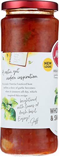 Image of Mezzetta Whole Garlic & Sweet Basil Marinara, 16.25 oz