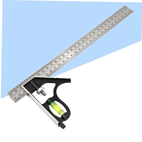 Set Combinado de Escuadra y Transportador 30.5 cm Acero Inoxidable miniatura 6