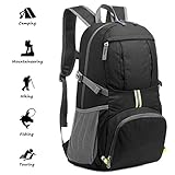 [page_title]-Netspower Wanderrucksäcke, Leichte Packable Trekkingrucksäcke Casual Reiserucksäck Multifunktions Fahrradrucksäck Wasserdichter Rucksäck mit Reflexstreifen für Reisen Klettern Sport Outdoor Camping
