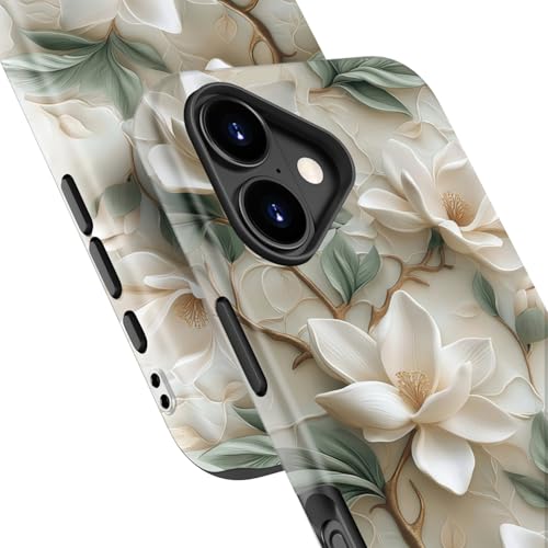 Coque rigide antichoc iPhone XX contre chutes motif fleurs - 6