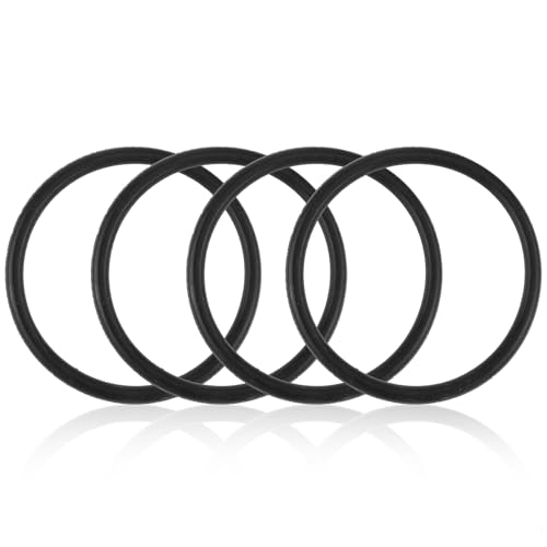 Replacement O-Ring, 4pcs Gas Can Spout Replacement Gasoline Tank Nozzle Replacement O-rings for Scepter Smart Control Gas Can Spout (Black)