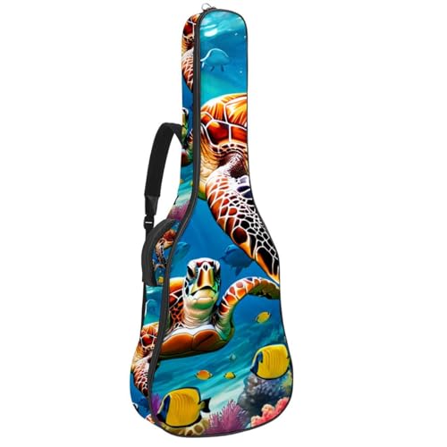 Sac de guitare acoustique avec plusieurs poches pour un rangement optimal