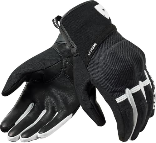 REV'IT! Revit Mosca 2 Motorcycle Gloves, black/white, XL