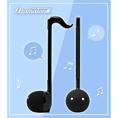 Otamatone Black Japanese Electronic Musical Instrument Portable Music Synthesizer Collector's Set Regular + Deluxe