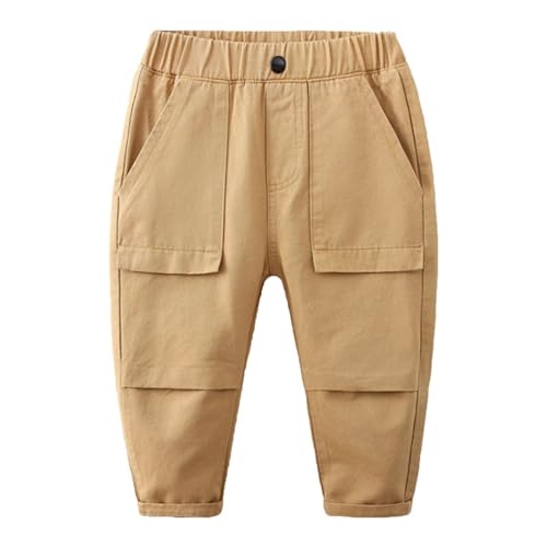 Toddler Boy Jogger Pants Boys Casual Pull on Pants Boy Sweatpants Elastic Waist Sport Pants with Pockets