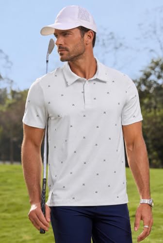 Polo de golf para hombre ERECT PEAK con tejido que absorbe humedad, secado rápido y protección UPF50+ (Tallas S-XXL) miniatura 2