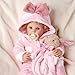 BABESIDE Lifelike Reborn Baby Dolls - 17 Inch Soft Body Realistic-Newborn Baby Doll Girl Blond Curly Hair Real Life Baby Dolls with Gift Box for Kids Age 3+ Collectors