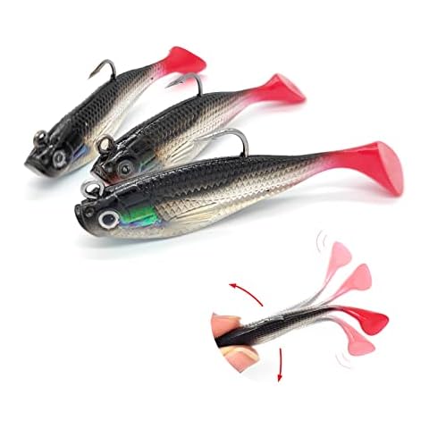 Peslogy 3D Eyes Soft Fishing Lure Baits Cover