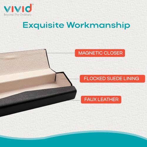 Image of VIVID Unisex Specs Magnetic Eyewear Dabbi Faux Leather Hard Case Cover