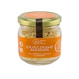 HANDS ON EARTH purely natural Sal Marina con Naranja y Jengibre Ecológico, tarro 120g