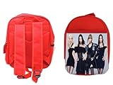 MERCHANDMANIA Mochila Roja cantantes chicas Pink Venom grupo colegio picnic excursión deporte niños