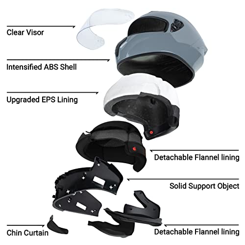 Favoto Full Face Motorcycle Helmet thumb #4