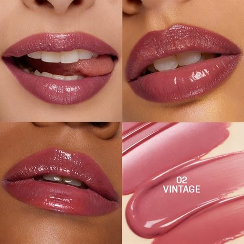 Image of Colors Queen Lip Luminizer Gloss | Non-Sticky & High Shine Glossy Finish | Gives Fuller Lip Effect & Extra Hydration | Long Lasting Lip Gloss for Women Enriched with Shea Butter (Vintage, 9ml)