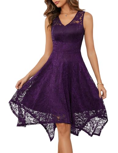 Image of Meetjen Women's Lace Cocktail Party Dresses 2026 Formal Wedding Guest
