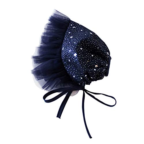 Glamulice Princess Navy Blue Infant Holiday Dress Baptism Christening Sparkle Tulle Ombre Champagne Newborn Baby Flower Girls Lace Bridesmaid Dresses Set Birthday Wedding Party Outfit 0-6 Tutu 3M #TOP5