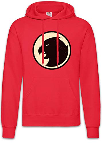 Sweat à capuche homme The Big Hawkman Logo Urban Backwoods sweat-shirt noir