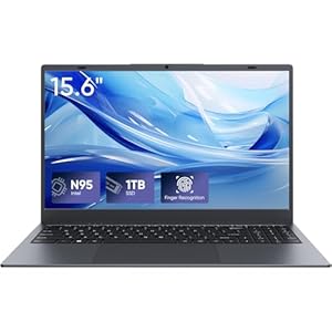 Computadora portátil, SSD de 1 TB, portátiles de 12 GB de RAM, procesador N95 de cuatro núcleos, pantalla FHD IPS de 15.6 pulgadas, soporte para computadora portátil, WiFi 5, BT 5.0, USB-C