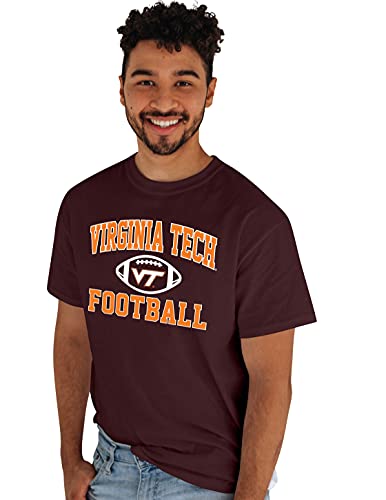 Blue 84 Men's Virginia Tech Hokies Team Logo T Shirt Team Color, Team Color, Small