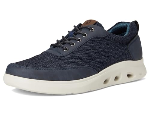 Image of Nunn Bush Ponte Knit Moc Toe Sneakers Hybrid Oxford Casual Lightweight Athletic Style Lace Up