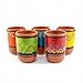 Cactus Canyon Ceramics Spanish Terracotta 5-Piece Cup Set, Multicolor