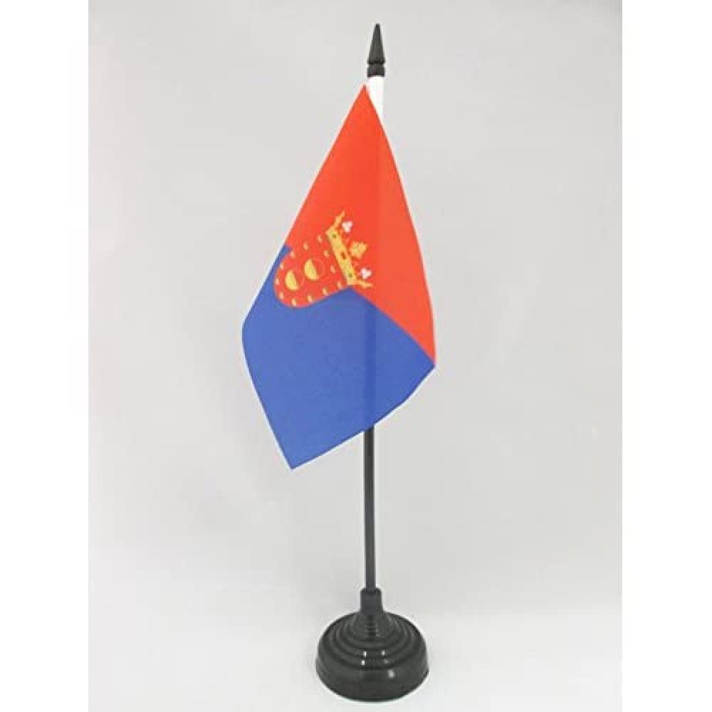 AZ FLAG, Lanzarote Table Flag 4'' x 6'', Lanzarote Office Mini Banner 100% Polyester 15 x 10 cm