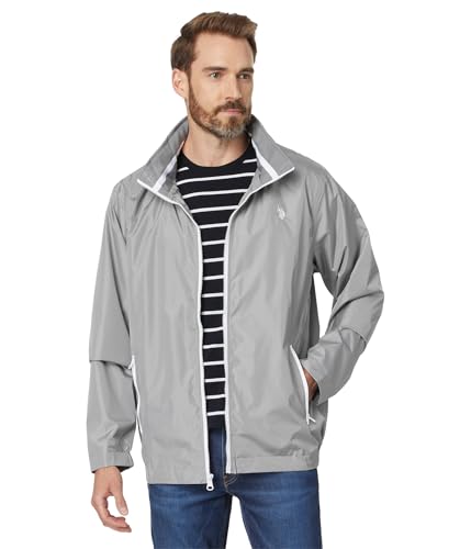 U.S. POLO ASSN. Men's USPA Stow Hood Windbreaker