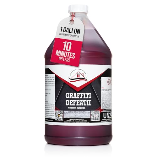 Southeast Softwash Graffiti Defeatii - Graffiti Remover (1 Gallon Jug,