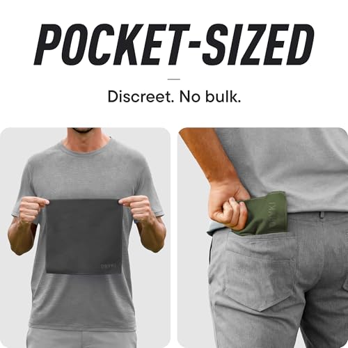 Image of DRYKI Pocket-Sized Sweat Towels - Original Sweat Absorbing Handkerchiefs | Quick-Dry Microfiber Sweat Rags for Face, Hands, & Body - Men & Women - Gym, Sports, Work