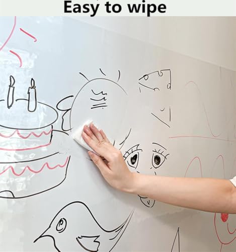 فيلم حماية الحائط الشفاف لحماية الحائط لفة بلاستيكية لاصقة ذات ظهر لاصق أغطية شفافة لاصقة صفائح لاصقة 30 سم × 300 سم فيلم فينيل مقاوم للماء والزيت للأثاث وغطاء الكتب وملصقات المطبخ