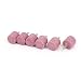 Produktbild sourcing map 6 Stk 6mm Schaft 30mmx30mm Zylinderkopf Dorn montiert schleifpunkt rosa DE de