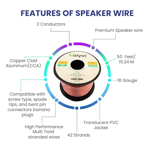 Image of Vaiyer Home Audio Sound System Kit - 1000 W Bluetooth Amplifier w / 2 Qty of 8 inch Framed Ceiling Speakers 300 W Each, Mic, 50 ft Speaker Wire & Remote Perfect for Home, Office, Restaurant, Bar
