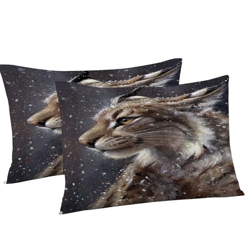 Parure de lit 200x200 chat avec housse de couette microfibre et taies - 8