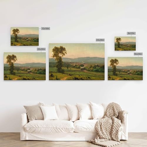 Affiche paysage rétro George Inness tableau déco salon rétro