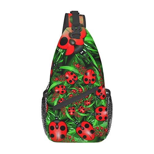 Sac de poitrine rouge taille unique pour camping et randonnée active