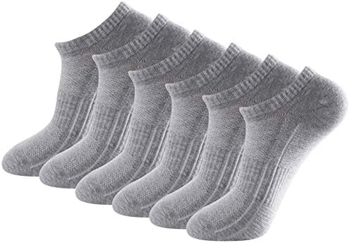 Pauboland Men's Anti Odor Sweat Wicking Quick Dry Casual Low Cut No Show Sports Running Socks