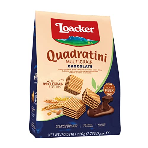 Image of Loacker Multigrain Quadratini Chocolate, 220g