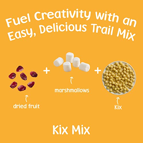 Image of Kix Whole Grain Breakfast Cereal, Crispy Corn Cereal Puffs, Family Size, 18 oz (Pack of 2)